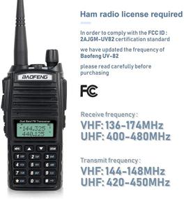 img 3 attached to 📻 BaoFeng UV-82: Портативное двухдиапазонное радио для радиолюбителей с дополнительной батареей - полный комплект (1 шт.-черный)