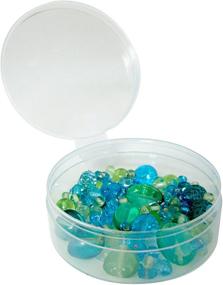 img 1 attached to 🔵 Organize Your Beads, Jewelry, Notions, and Crafts with the TIDY CRAFTS Quad Stow N Go Blue Organizer