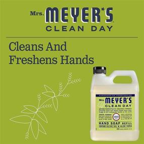img 1 attached to 🍋 MRS. MEYER'S CLEAN DAY Lemon Verbena Liquid Hand Soap Refill - 33 Fl Oz (Pack Of 2)