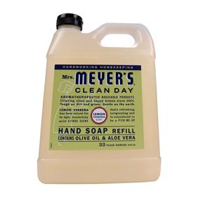 img 3 attached to 🍋 MRS. MEYER'S CLEAN DAY Lemon Verbena Liquid Hand Soap Refill - 33 Fl Oz (Pack Of 2)