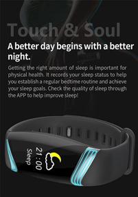 img 1 attached to 🏋️ Fitness Tracker Watch with Built-in GPS, Blood Oxygen, Heart Rate, Sleep Monitoring, 3 Colors Breathing Light, IP67 Depth Waterproof - Ideal Fitness Tracker for Men, Women, and Kids