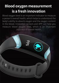 img 2 attached to 🏋️ Fitness Tracker Watch with Built-in GPS, Blood Oxygen, Heart Rate, Sleep Monitoring, 3 Colors Breathing Light, IP67 Depth Waterproof - Ideal Fitness Tracker for Men, Women, and Kids