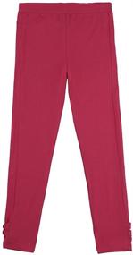 img 2 attached to 🎀 Adorable France-inspired Bow Bottom Legging for Girls