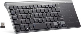 img 4 attached to 🔌 10 inch wireless keyboard with touchpad for Raspberry Pi