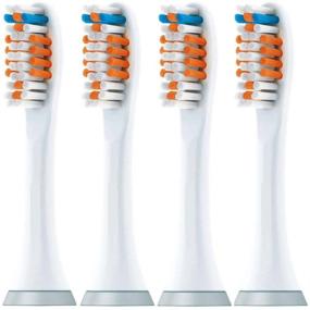 img 4 attached to Pearl Enterprise Compatible Philips Sonicare Toothbrush Heads - 4 Pack, PowerUp Replacement Electric Brush Heads for Sonic Care PowerUp