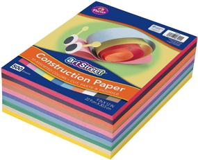 img 4 attached to 🎨 PACON Art Street Construction Paper, Lightweight, 9" x 12", 500 Sheets - 10 Assorted Colors