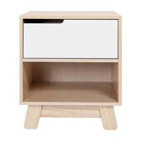 img 2 attached to 🛏️ Babyletto Hudson Kids' Nightstand - Port White - Home Store