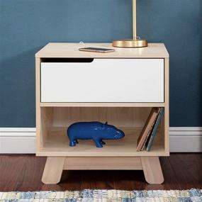 img 3 attached to 🛏️ Babyletto Hudson Kids' Nightstand - Port White - Home Store