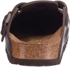 img 3 attached to Birkenstock Boston Brown Leather Clogs