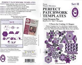 img 2 attached to 🧵 Marti Michell Hexagon Quilting Template Sets - Part of The Perfect Patchwork System for Quilting