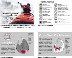 img 3 attached to 👕 Stohlquist Rocker PFD in Black, Size Small/Medium - Stay Afloat in Style