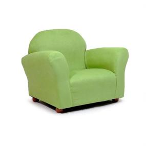 img 3 attached to 🪑 Comfortable and Stylish Keet Roundy Microsuede Children's Chair – Ideal for Kids