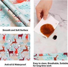img 3 attached to Zihuatailor Wipeable Waterproof Breathable Cooking Kitchen & Dining