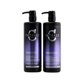 img 1 attached to 💁 Tigi Fashionista Blondes and Highlights Shampoo & Conditioner Set - Enhanced Formula, 25.36 Fluid Ounce