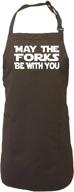 🍽️ stay mess-free with the may the forks be with you apron - 2 patch pockets логотип