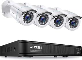 img 4 attached to ZOSI Channel Surveillance Security Weatherproof Camera & Photo
