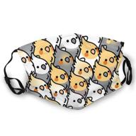 cute and functional chubby cockatiel balaclavas with replaceable filters logo