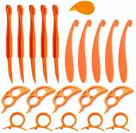 🍊 set of 21 orange peelers - easy open citrus lemon peel cutter tool - kitchen accessories knife cooking gadget for oranges and citrus fruits (21 pack) logo