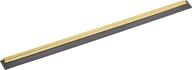 🪟 ettore 14" brass channel with rubber blade (1135) - high-quality window cleaning tool logo
