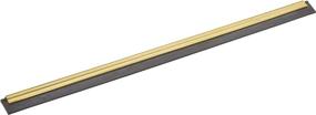 img 1 attached to 🪟 Ettore 14" Brass Channel with Rubber Blade (1135) - High-Quality Window Cleaning Tool