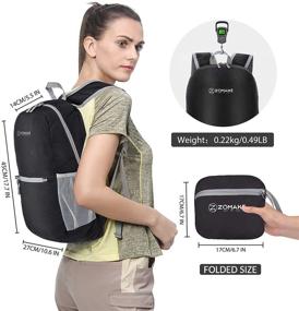 img 3 attached to 🎒 ZOMAKE Lightweight Packable Backpack: Your Trusted Resistant Companion