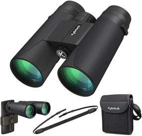 img 4 attached to 🐦 Kylietech 12X42 Binoculars with Phone Adapter: HD Waterproof Fogproof Compact Binoculars for Bird Watching, Hunting, Hiking, Sports, and Concerts
