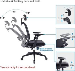 img 3 attached to Ergonomic Office Chair Most Comfortable