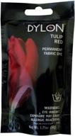 dylon 87048 тюльпан 👗 красная стойкая краска для ткани, 1,75 унции логотип