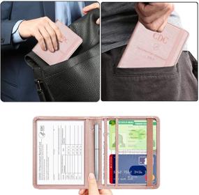 img 1 attached to RSAquar Vaccine Protector Vaccination Business Men's Accessories and Wallets, Card Cases & Money Organizers