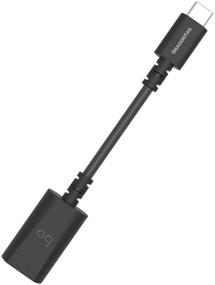 img 1 attached to 🔌 Усовершенствованный адаптер AudioQuest DragonTail Carbon USB A к C для улучшенной подключаемости