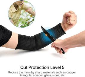 img 2 attached to 🛡️ Protection Sleeves: Durable Abrasion-Resistant Safety Equipment for Occupational Health