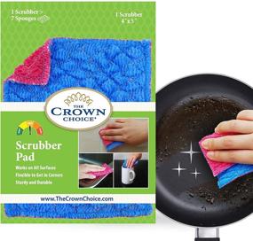 img 1 attached to 🧽 No Odor Scrub Pads (3PK): The Ultimate Kitchen Sponge and Scrubber Alternative – Ecofriendly, Reusable, and Odor-Free – Perfect for Cleaning Dishes, Camping, and All-Purpose Scrubbing – Dishwashing Made Easy