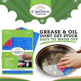 img 3 attached to 🧽 No Odor Scrub Pads (3PK): The Ultimate Kitchen Sponge and Scrubber Alternative – Ecofriendly, Reusable, and Odor-Free – Perfect for Cleaning Dishes, Camping, and All-Purpose Scrubbing – Dishwashing Made Easy