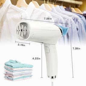 img 3 attached to GVIOOEI Handheld Garment Steamer: Fast Heat-up 🌬️ Portable Travel Iron with Large Detachable Water Tank
