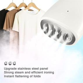 img 2 attached to GVIOOEI Handheld Garment Steamer: Fast Heat-up 🌬️ Portable Travel Iron with Large Detachable Water Tank