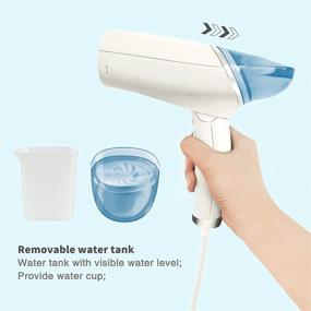 img 1 attached to GVIOOEI Handheld Garment Steamer: Fast Heat-up 🌬️ Portable Travel Iron with Large Detachable Water Tank