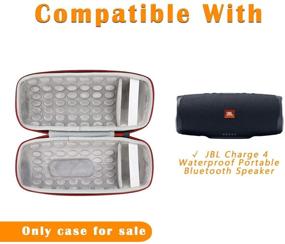 img 3 attached to 🔊 Asafez Hard Case for JBL Charge 4 and Charge 5 Waterproof Wireless Bluetooth Speakers