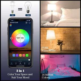 img 1 attached to 💡 Revolutionize Your Lighting with Bluetooth Magic Hue Changing Equivalent