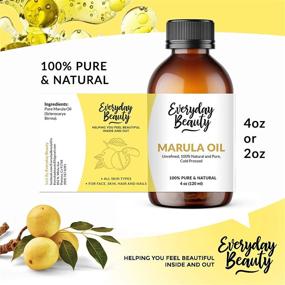 img 3 attached to Marula Oil: Premium Quality 100% Pure Extra Virgin Unrefined Luxury Facial Oil 2oz - Cold Pressed & All Natural for Face, Skin and Hair - DIY Cosmetics - Bulk Price Deal