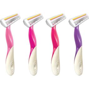 img 2 attached to 🪒 BIC Soleil Smooth Scented Women's Disposable Razor, Triple Blade, 10 Razor Pack, Promotes Smooth Shaving Experience