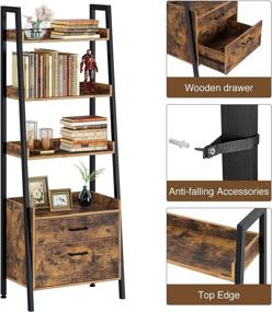 img 1 attached to Rolanstar Bookshelf Organizer Freestanding Bookcase