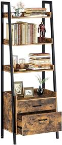 img 4 attached to Rolanstar Bookshelf Organizer Freestanding Bookcase