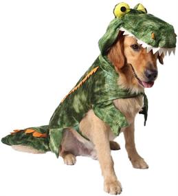 img 4 attached to 🐊 MuYaoPet Crocodile Dog Costume: Winter Warm Jumpsuit for Small and Large Dogs on Halloween