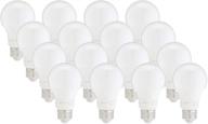 💡 16 pack of amazonbasics dimmable led bulbs with extended lifetime логотип