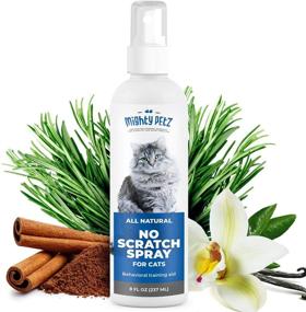img 4 attached to 🐱 Indoor and Outdoor Cat Repellent Spray for Furniture – No Scratch Spray – Alcohol-Free and 100% Natural Cat Deterrent – Behavioral Training Aid – Couch Protector, 8 oz