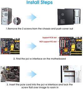 img 1 attached to 🖥️ ELUTENG PCI Express USB 3.0 Card – 2 Port Super Speed 5Gbps Expansion Adapter for Windows 10/8/7/XP/Vista