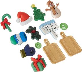 img 1 attached to 🔴 Assortment of 50 Pcs Novelty Buttons & Embellishments, Inspired by Various Themes, Holidays, and Seasons - Perfect for DIY Crafts, Scrapbooking, Sewing, Cardmaking and More, by Buttons Galore and More Collection