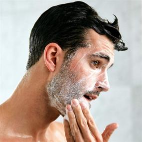 img 2 attached to RUGGED & DAPPER Men's Skincare Set - Age + Damage Defense Moisturizer & Daily Power Scrub Face Wash