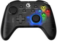 💡 gamesir t4 pro wireless game controller: dual shock usb bluetooth mobile phone gamepad joystick for windows 7 8 10 pc/ios/android/switch and apple arcade mfi games with semi-transparent led backlight. logo