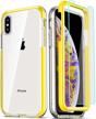 coolqo compatible for iphone x case/iphone xs cases 5 cell phones & accessories and cases, holsters & clips logo